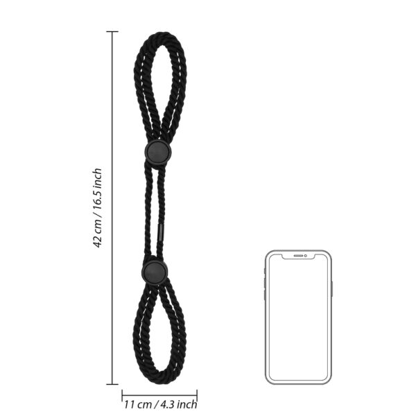 Ouch Adjustable Rope Hand Cuffs | Whipple Tickle