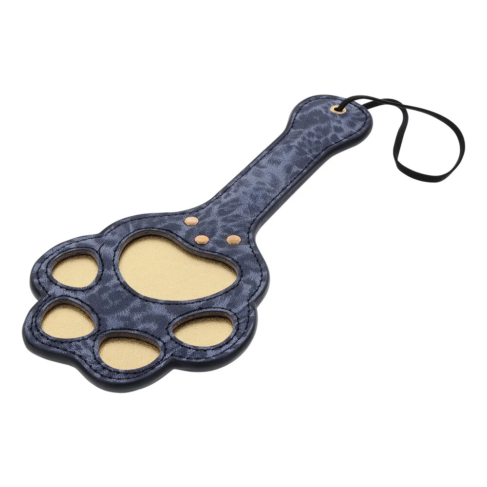 leopard print paw paddle face up