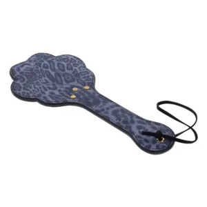 leopard print paw paddle upside down